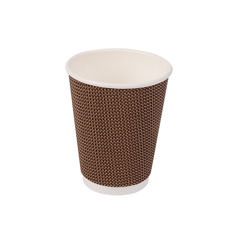 12oz 일회용 생분해성 골판지 컵