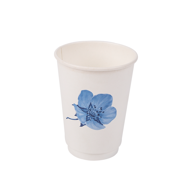12oz 일회용 생분해성 이중층 종이컵