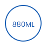 880ML 일회용 생분해성 직사각형 종이 그릇 icon